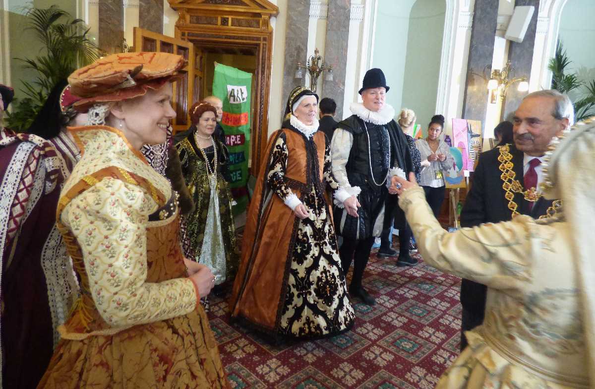 Gloriana meets the Lord Mayor of Birmingham with Birmingham We Are at the Council House - 14/01/2020